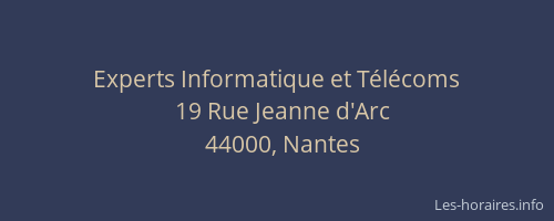 Experts Informatique et Télécoms