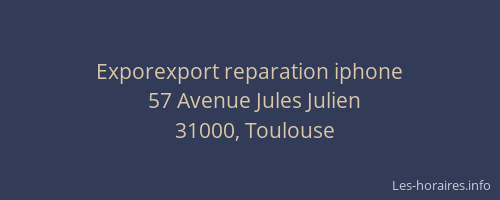 Exporexport reparation iphone
