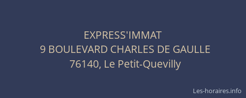 EXPRESS'IMMAT