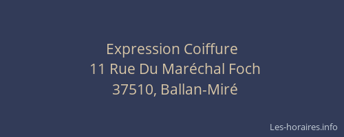 Expression Coiffure