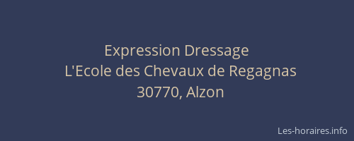 Expression Dressage