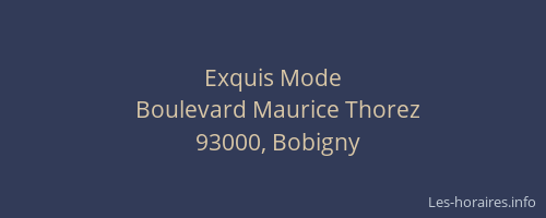 Exquis Mode