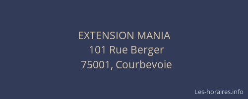 EXTENSION MANIA