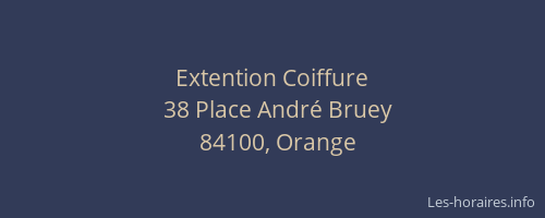 Extention Coiffure