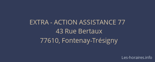 EXTRA - ACTION ASSISTANCE 77