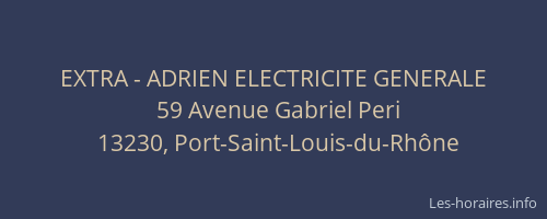 EXTRA - ADRIEN ELECTRICITE GENERALE
