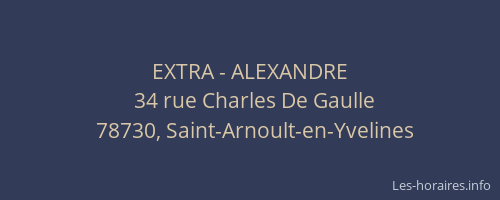 EXTRA - ALEXANDRE