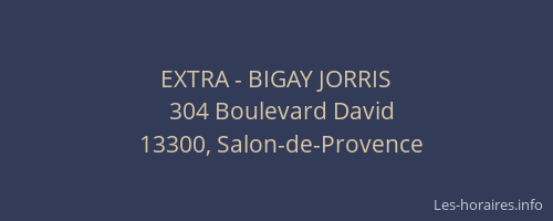 EXTRA - BIGAY JORRIS