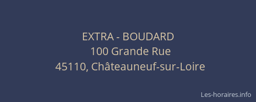 EXTRA - BOUDARD