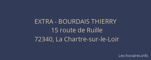 EXTRA - BOURDAIS THIERRY