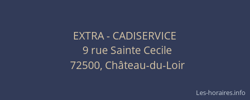 EXTRA - CADISERVICE