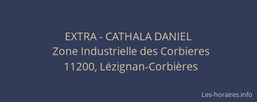 EXTRA - CATHALA DANIEL