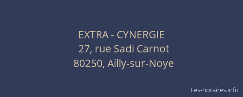 EXTRA - CYNERGIE