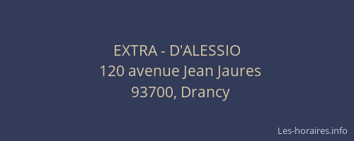 EXTRA - D'ALESSIO