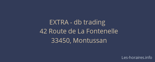 EXTRA - db trading