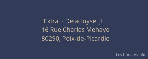 Extra  - Delacluyse  JL