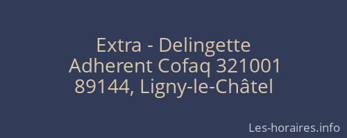 Extra - Delingette