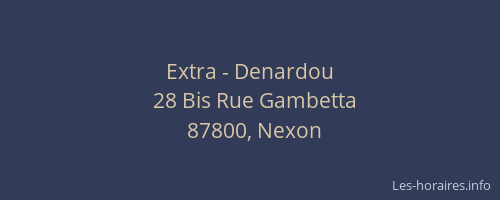 Extra - Denardou