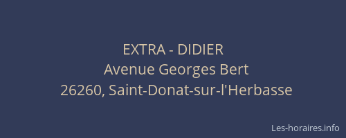 EXTRA - DIDIER