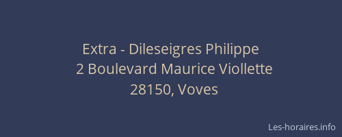Extra - Dileseigres Philippe