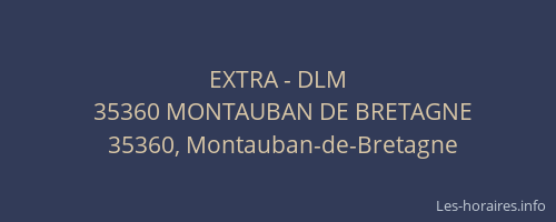 EXTRA - DLM