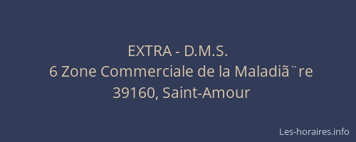 EXTRA - D.M.S.