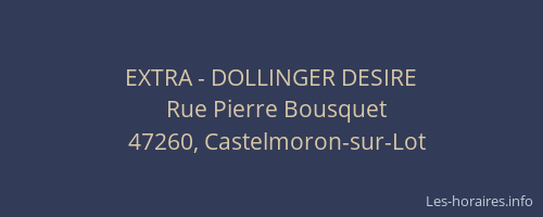 EXTRA - DOLLINGER DESIRE