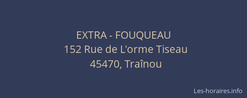 EXTRA - FOUQUEAU