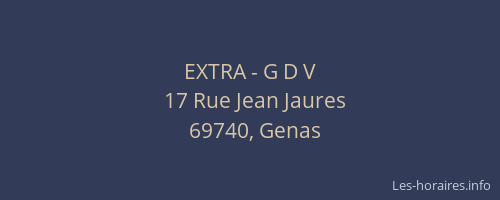 EXTRA - G D V