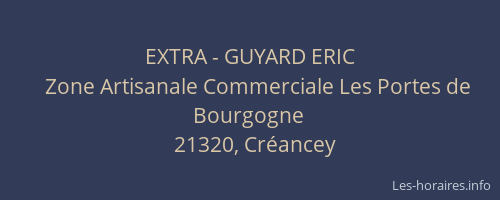 EXTRA - GUYARD ERIC