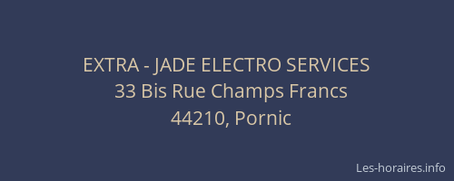 EXTRA - JADE ELECTRO SERVICES