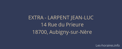 EXTRA - LARPENT JEAN-LUC