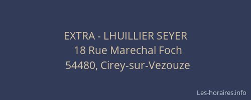 EXTRA - LHUILLIER SEYER