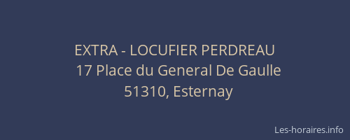EXTRA - LOCUFIER PERDREAU