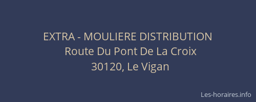 EXTRA - MOULIERE DISTRIBUTION