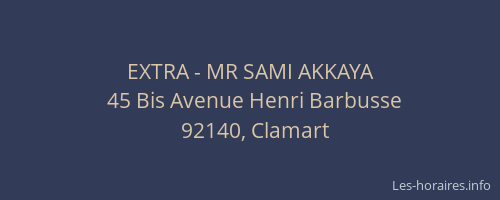 EXTRA - MR SAMI AKKAYA