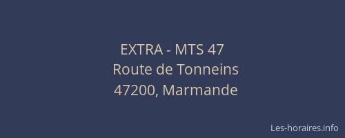 EXTRA - MTS 47