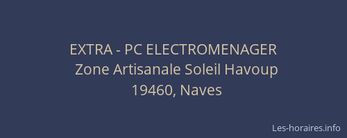 EXTRA - PC ELECTROMENAGER