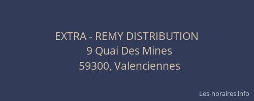 EXTRA - REMY DISTRIBUTION