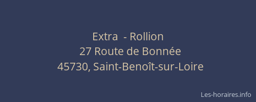 Extra  - Rollion