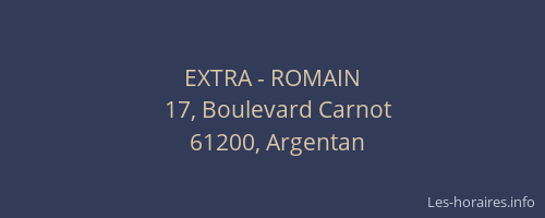 EXTRA - ROMAIN