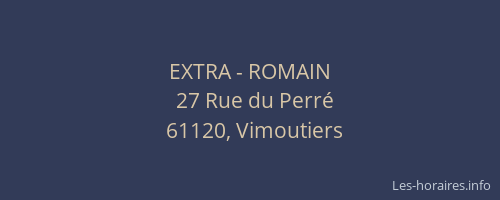 EXTRA - ROMAIN