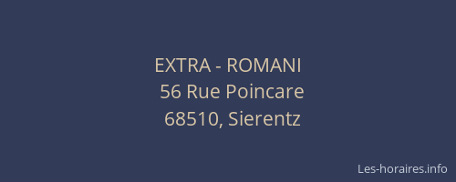 EXTRA - ROMANI