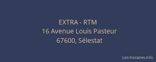 EXTRA - RTM