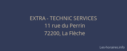 EXTRA - TECHNIC SERVICES