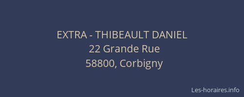 EXTRA - THIBEAULT DANIEL