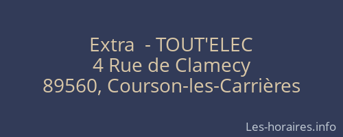 Extra  - TOUT'ELEC