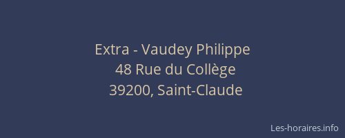 Extra - Vaudey Philippe