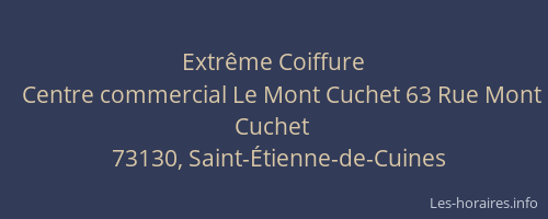 Extr&ecirc;me Coiffure