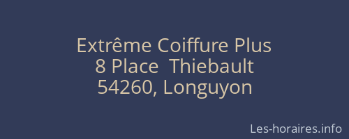 Extrême Coiffure Plus